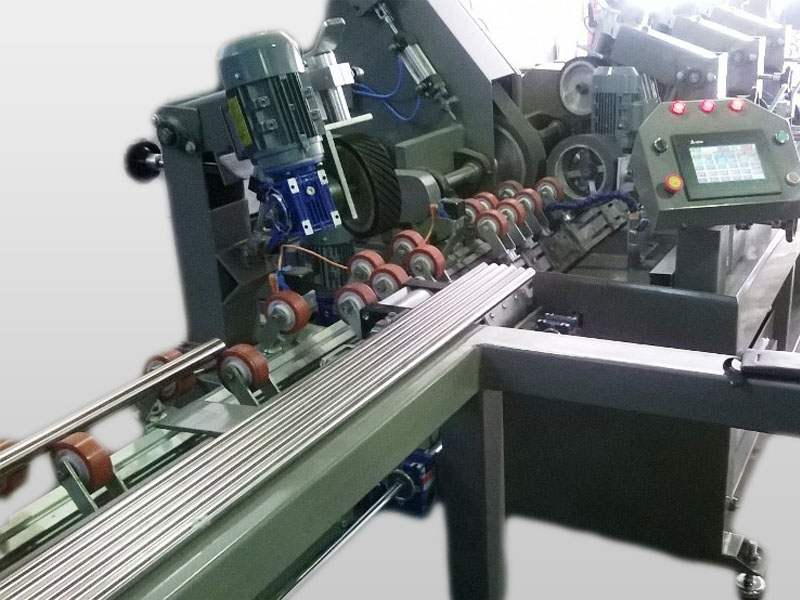 Mile -Tube Grinding and Polishing Machine with conveyor TSZ4K 
