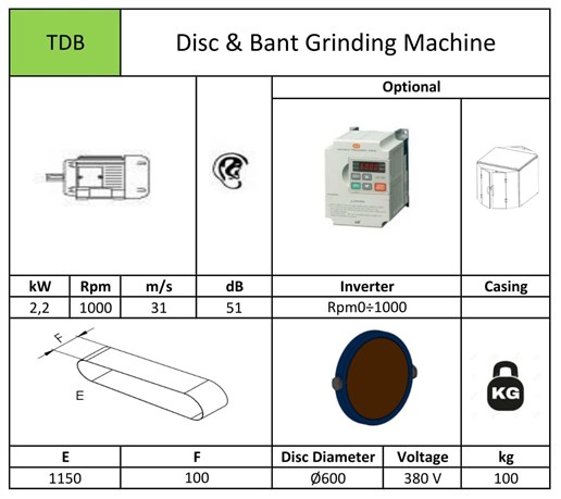 Disc & Bant Grinding Machine TDB